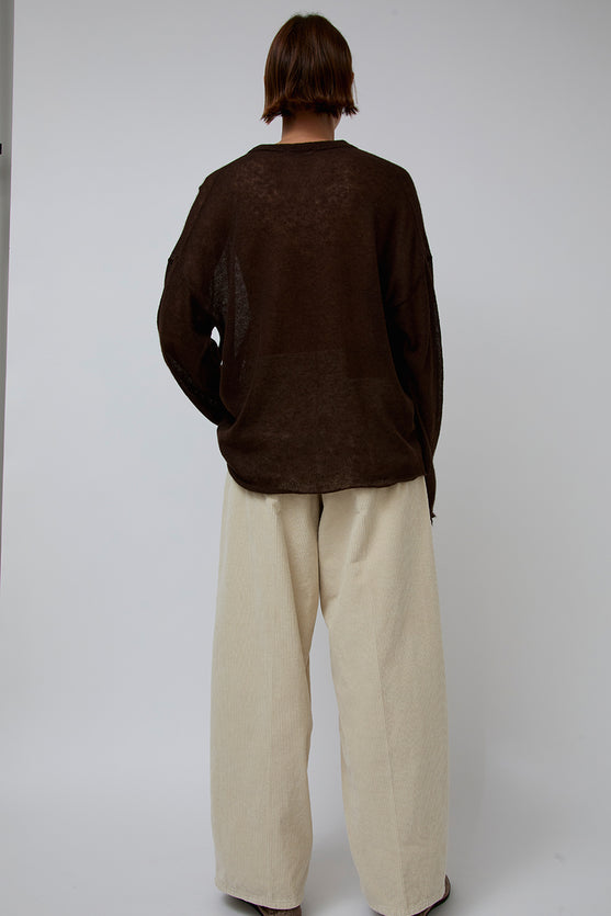 Haikure Bethany Velvet Jean in Ecru
