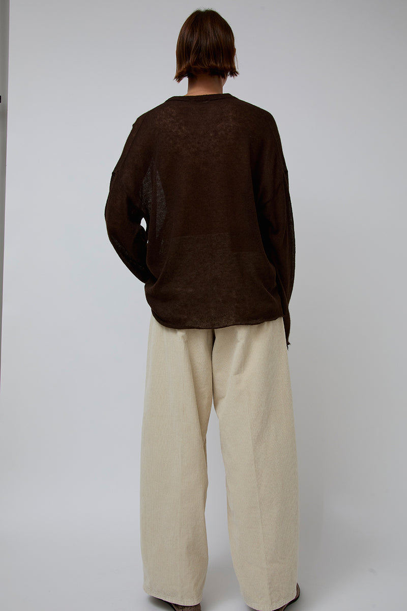 Haikure Bethany Velvet Jean in Ecru