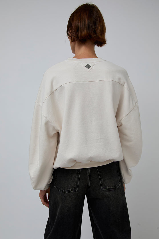 Haikure Dinha Sweatshirt in Ecru