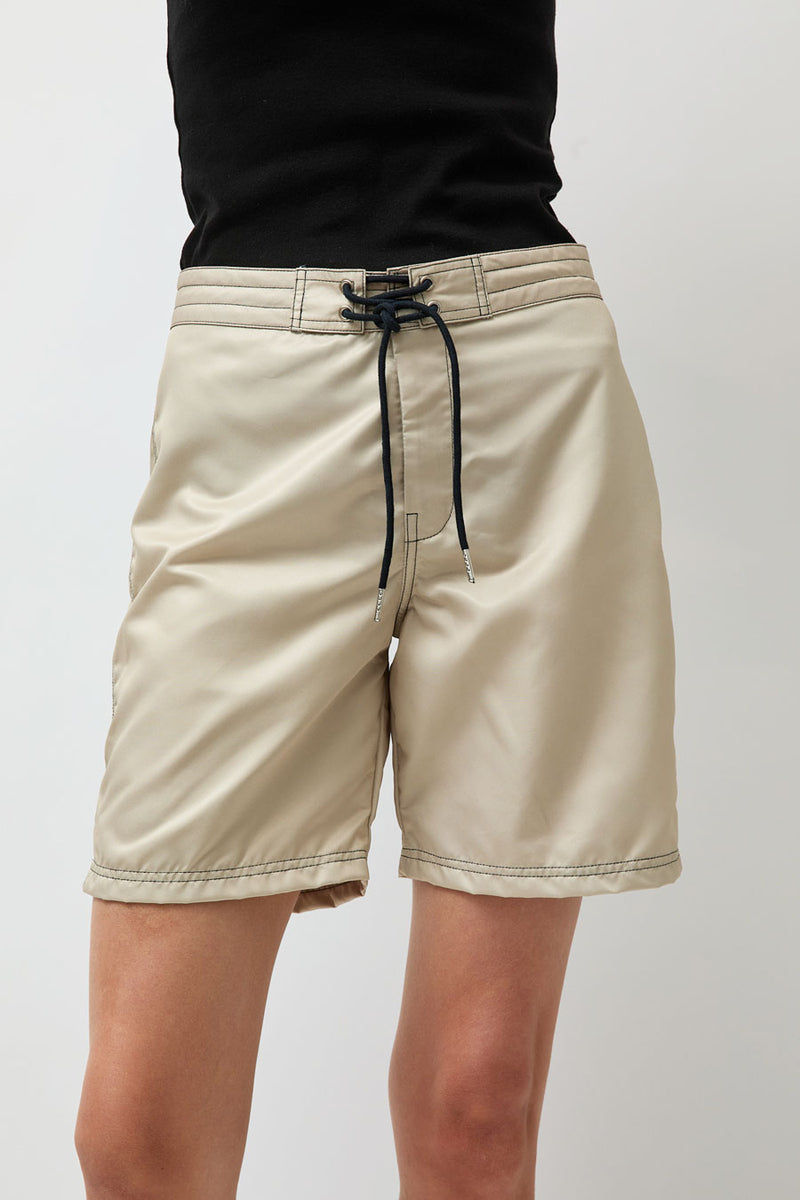 Hakea Long Board Shorts in Beige