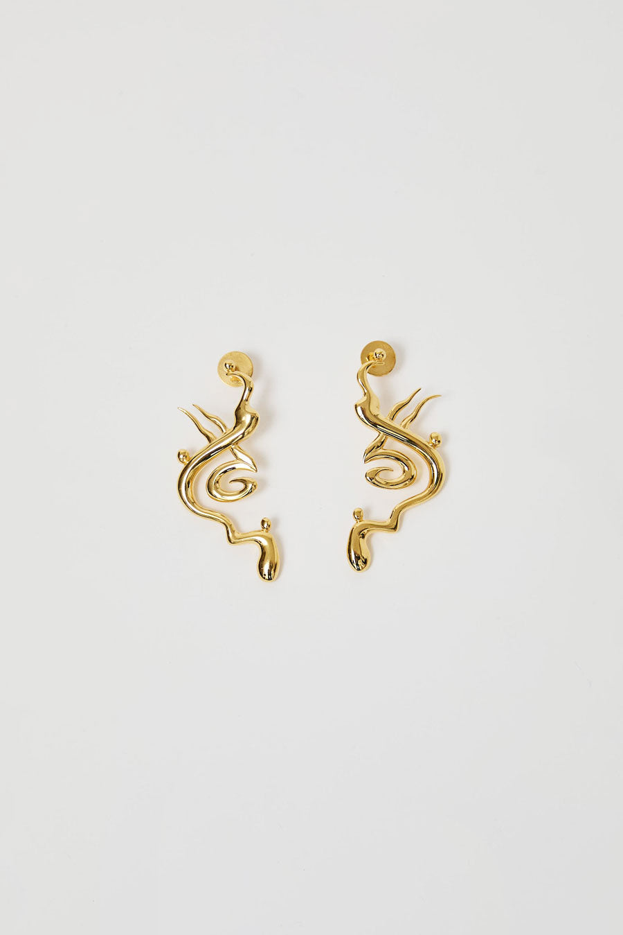 Hannah Jewett Desert Highway Earrings in Gold Plated Silver