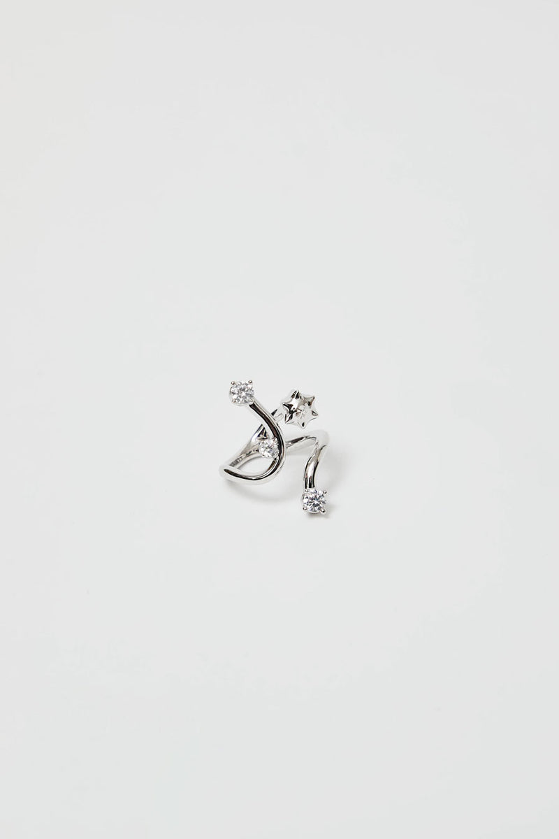 Hannah Jewett x Bratz Ring in Rhodium Plated Brass