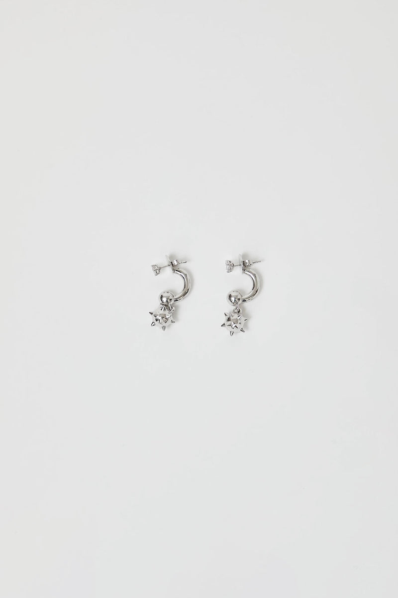 Hannah Jewett x Bratz Dump Him Earrings in Rhodium Plated Brass