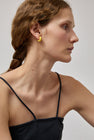 Hannayoo Works Mini Moons Earrings in Butter Yellow