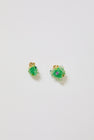 Hannayoo Works Night Rain Memory Earrings in Deep Green