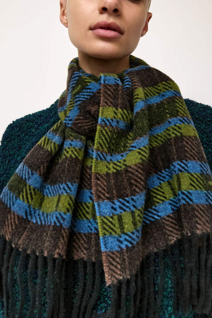 Henrik Vibskov Alpini Scarf in Blue