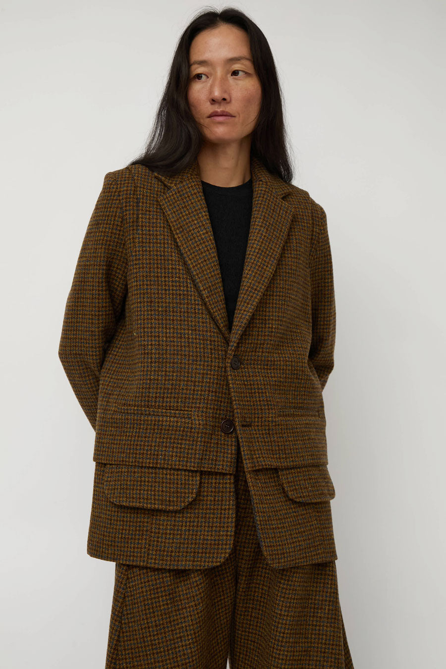 Henrik Vibskov Ants Blazer in Pied De Poule