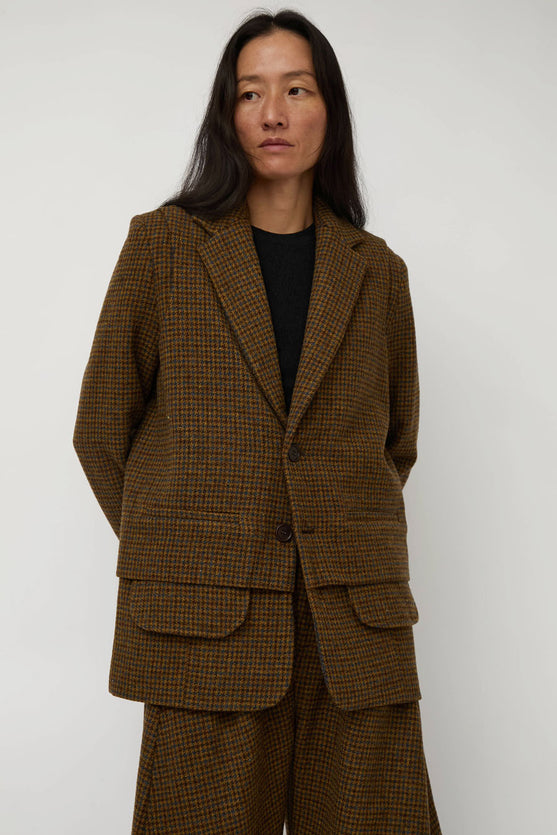 Henrik Vibskov Ants Blazer in Pied De Poule