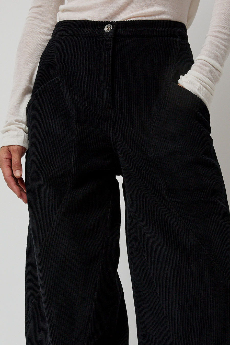 Henrik Vibskov Digi Corduroy Pants in Black