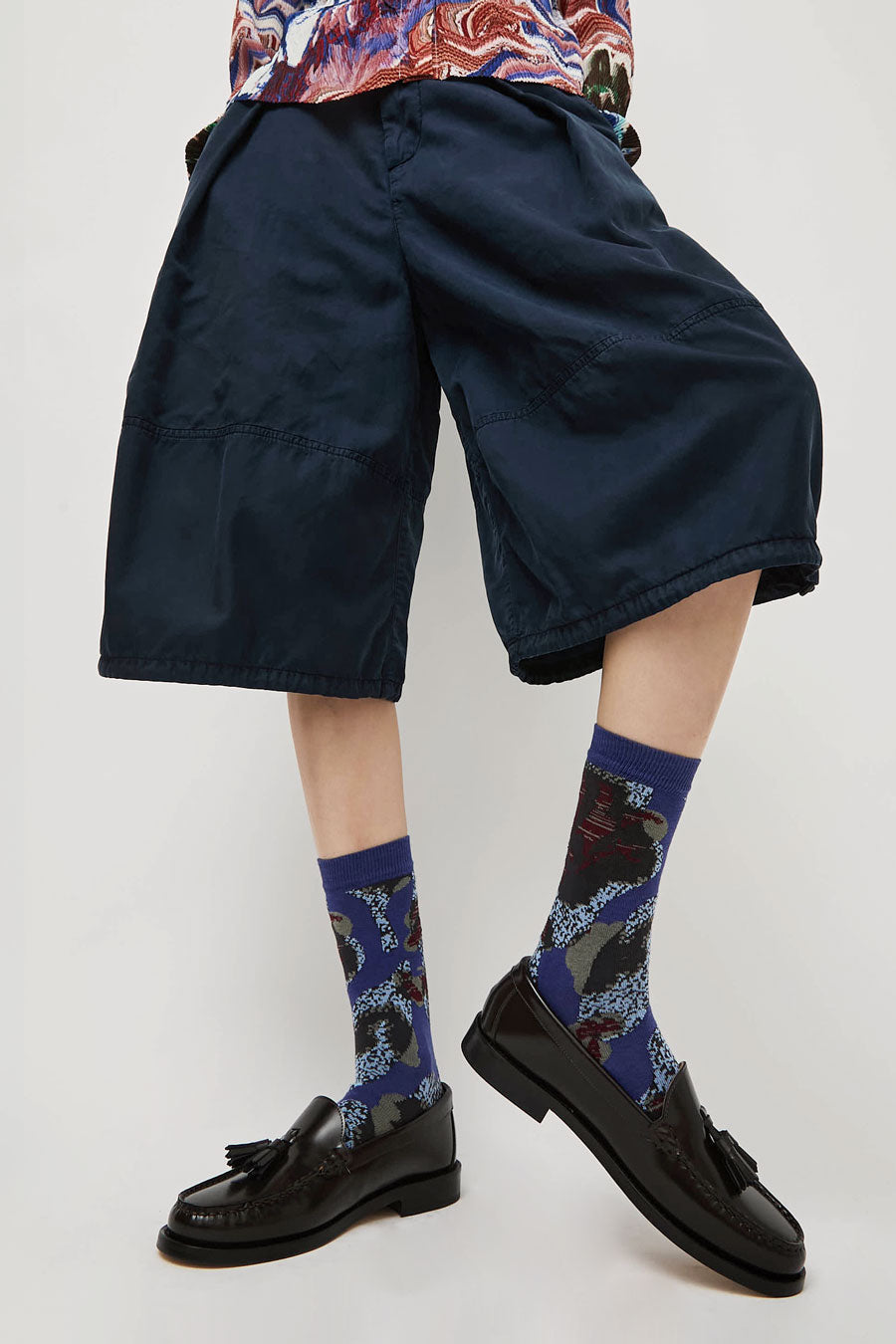 Henrik Vibskov Goats Socks in Goats Purple