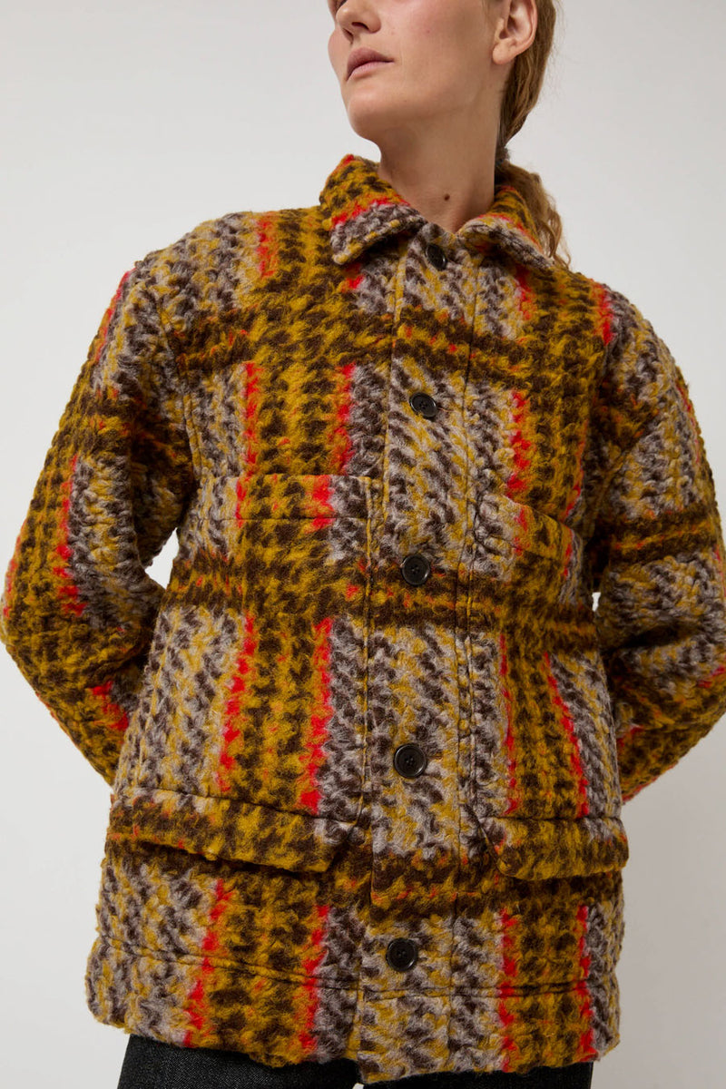 Henrik Vibskov Lamington Jacket in Multicolored Check