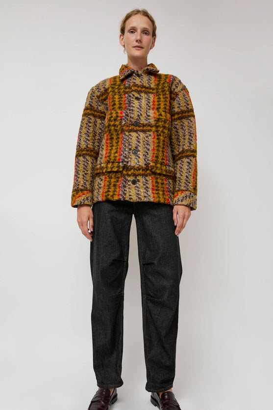 Henrik Vibskov Lamington Jacket in Multicolored Check