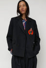 Henrik Vibskov Motif Blazer in Tropical Navy