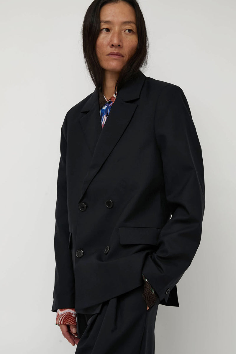 Henrik Vibskov Motif Blazer in Tropical Navy