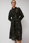 Henrik Vibskov Pull Silk Dress in Dark Bouquet