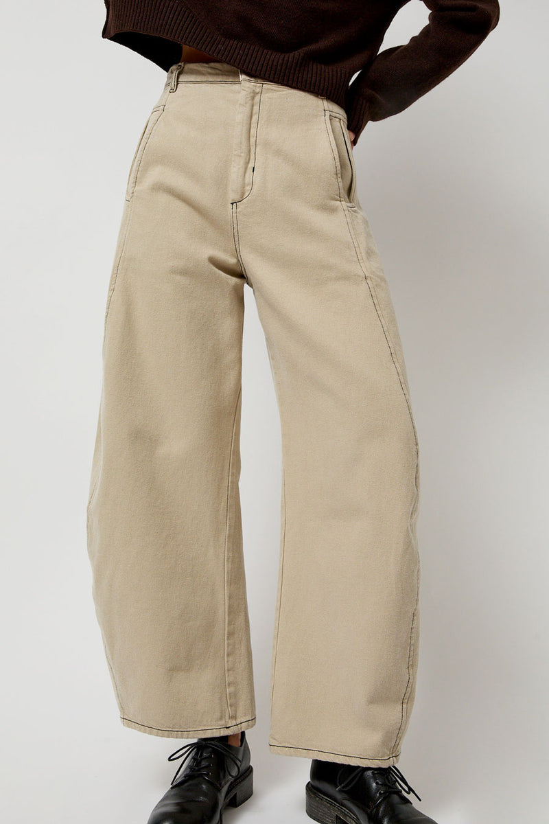 Henrik Vibskov Shade Denim Pants in Tan