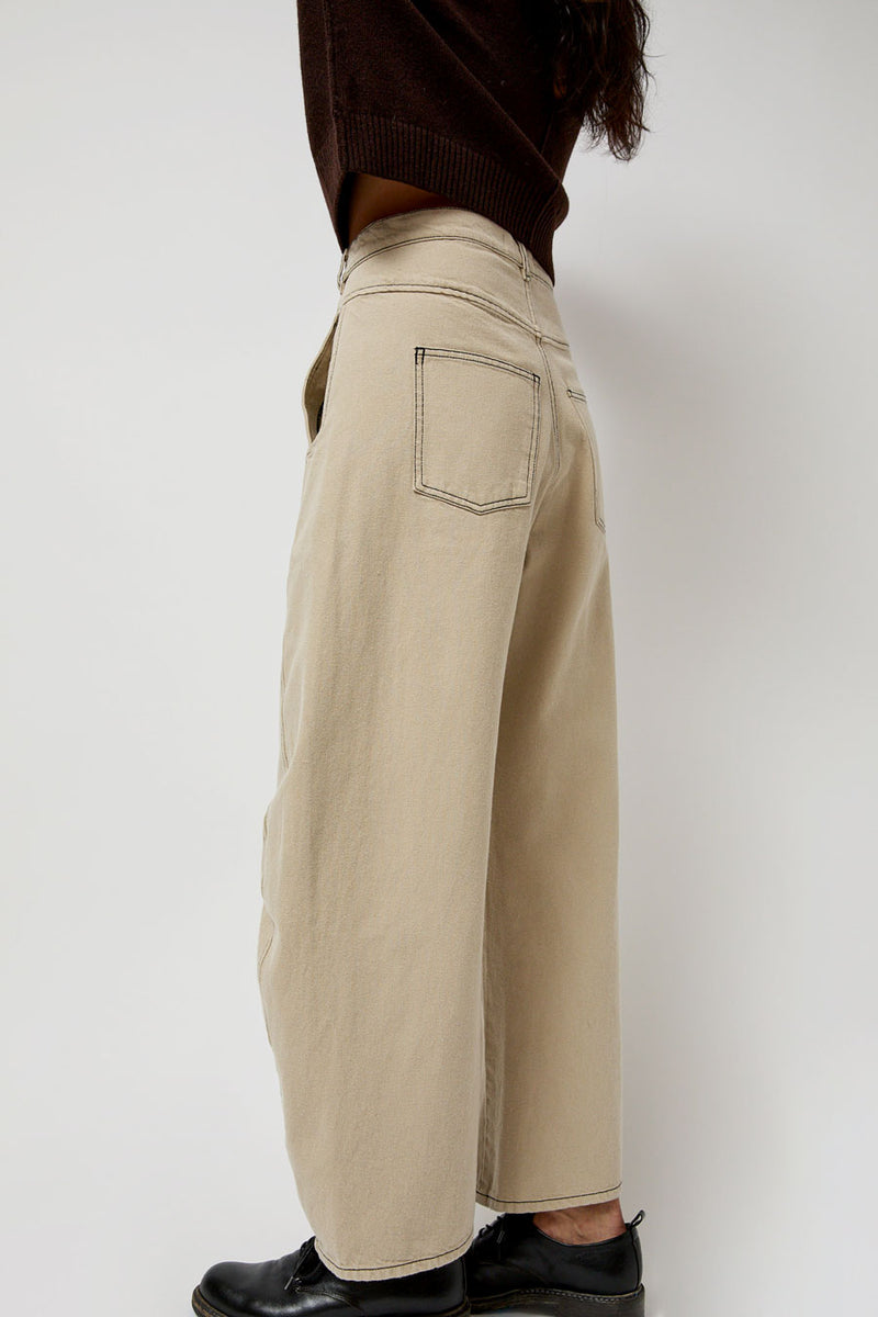 Henrik Vibskov Shade Denim Pants in Tan