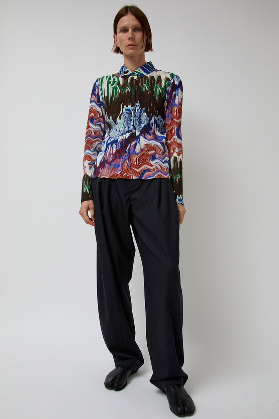 Henrik Vibskov Claus Pant in Tropical Navy