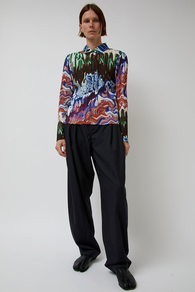 Henrik Vibskov Claus Pant in Tropical Navy