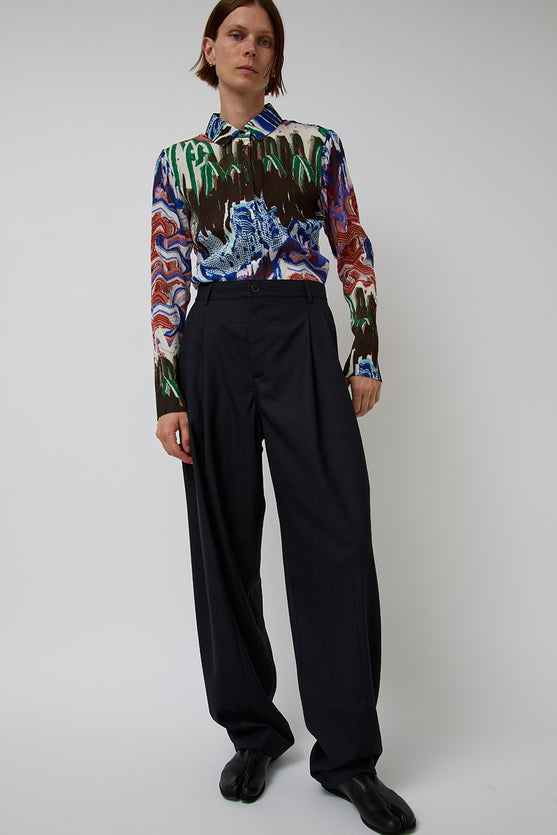Henrik Vibskov Claus Pant in Tropical Navy