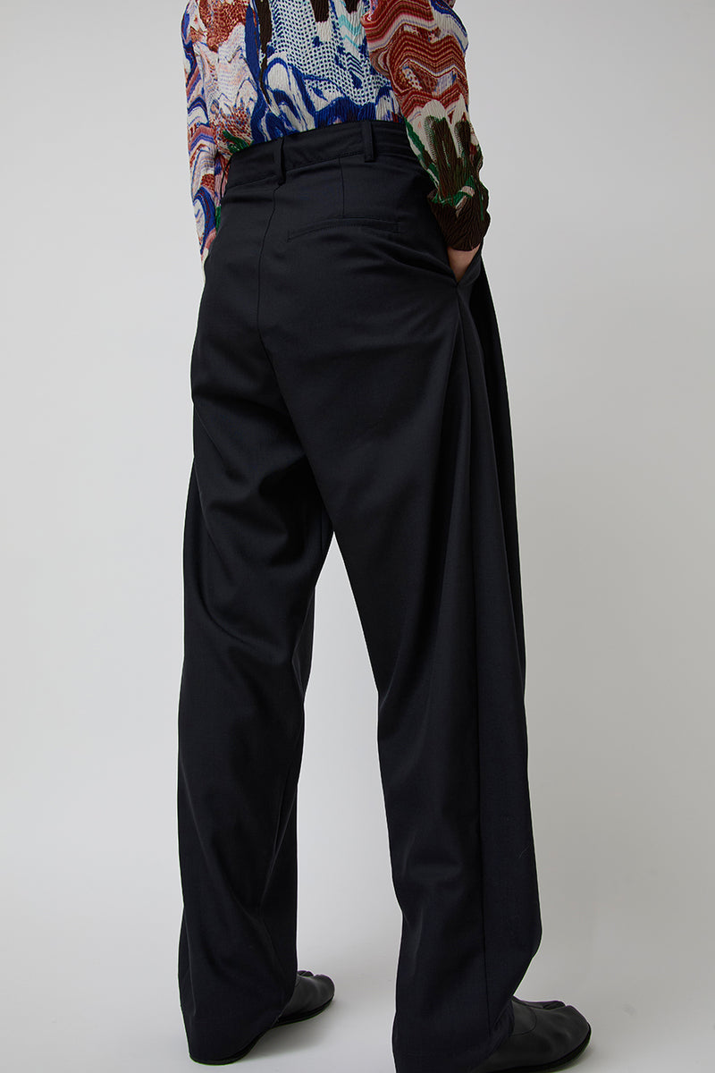 Henrik Vibskov Claus Pant in Tropical Navy