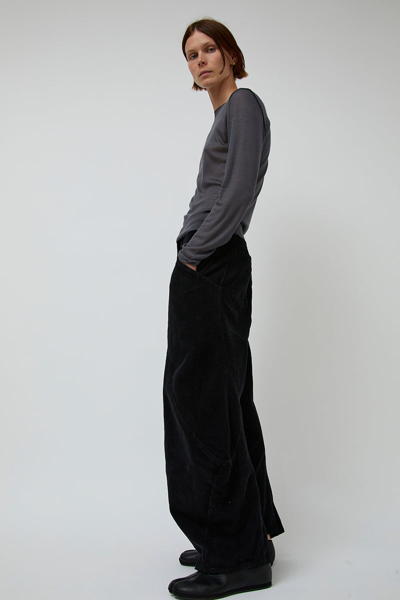 Henrik Vibskov Digi Corduroy Pants in Black