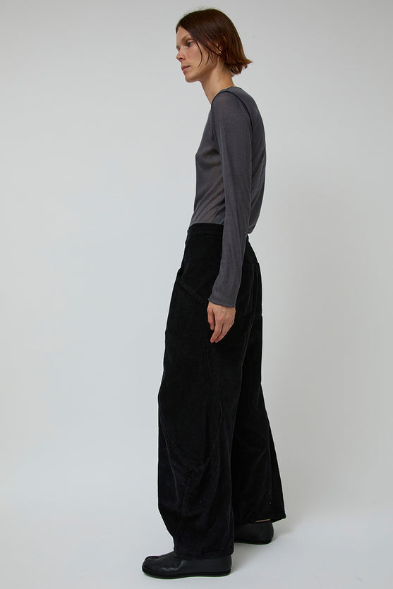 Henrik Vibskov Digi Corduroy Pants in Black