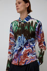 Henrik Vibskov Slope Blouse in Graphic Slopes Light