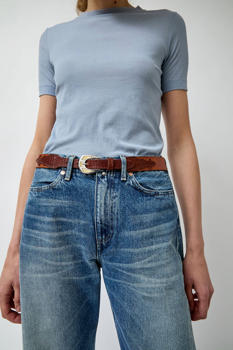 Herbert Frere Soeur La Boston Belt in Camel and Batiste