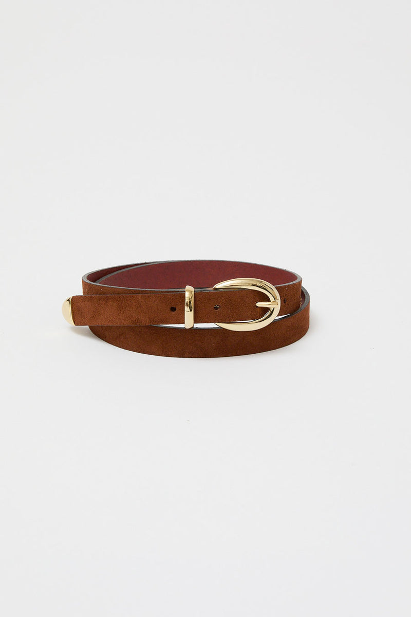 Herbert Frere Soeur La Freida Belt in Choco Camp