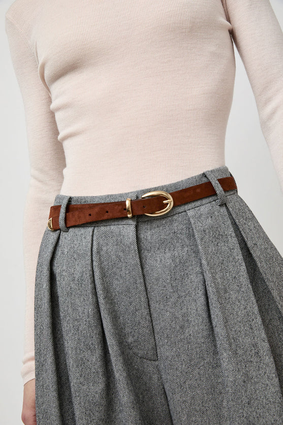 Herbert Frere Soeur La Freida Belt in Choco Camp