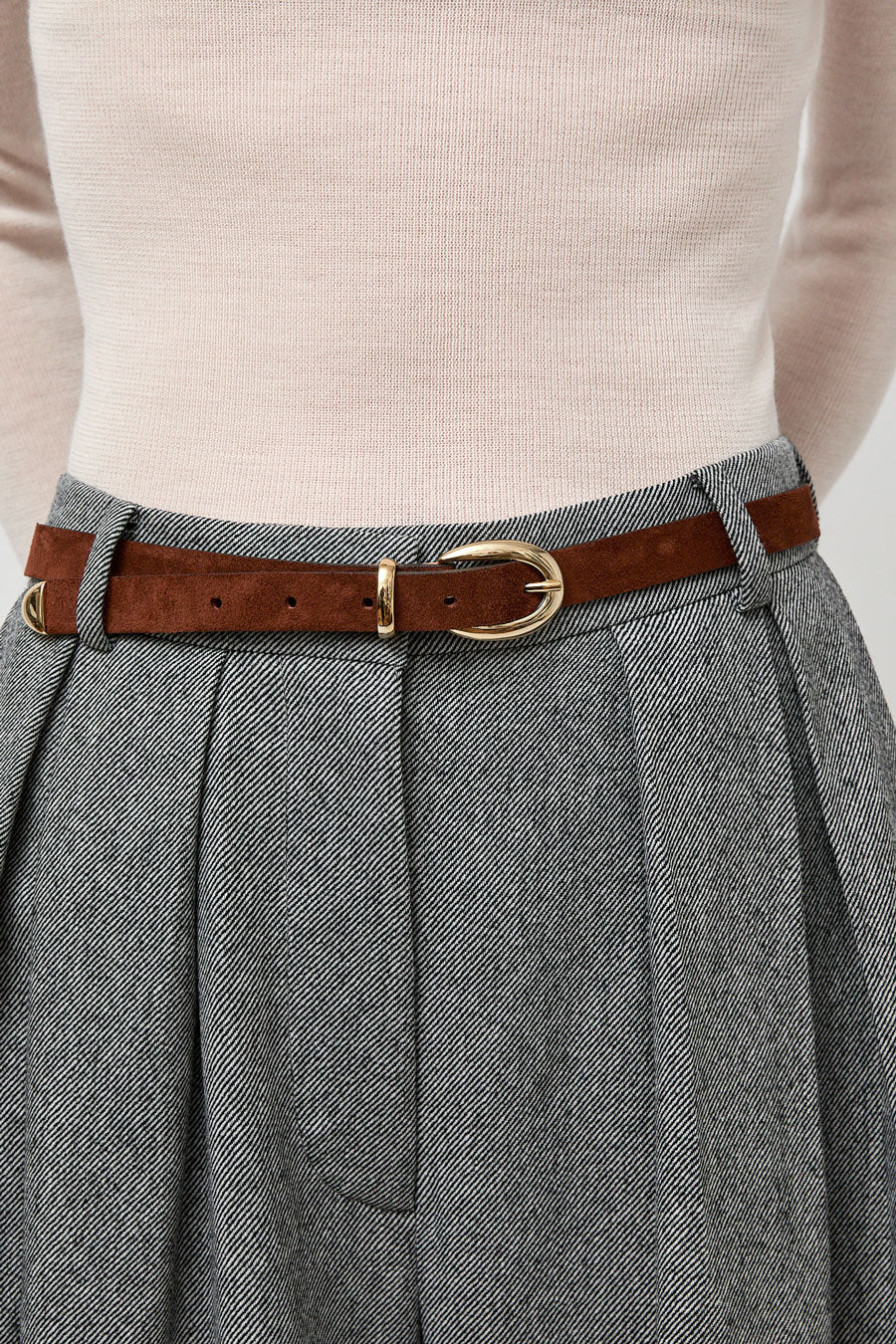 Herbert Frere Soeur La Freida Belt in Choco Camp