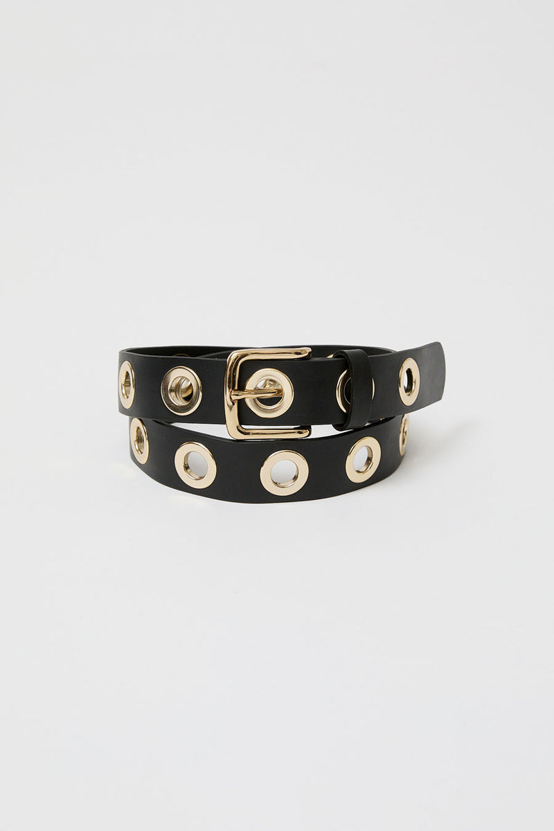 Herbert Frere Soeur La Grande Keller Belt in Noir