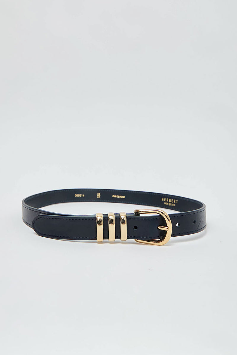 Herbert Frere Soeur La Iena Belt in Marine