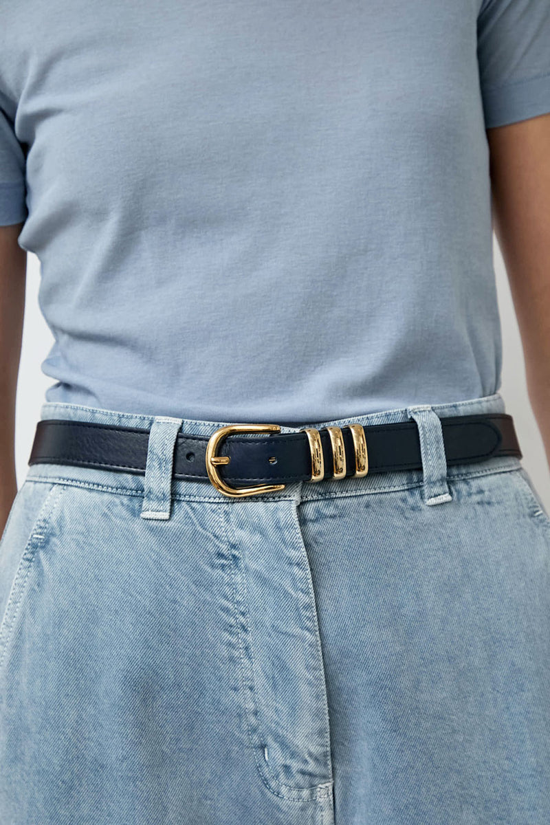 Herbert Frere Soeur La Iena Belt in Marine