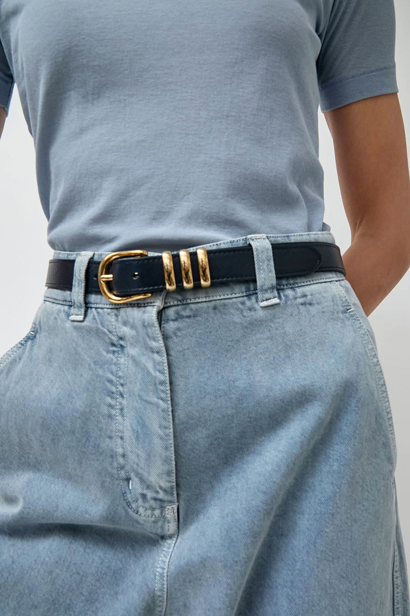 Herbert Frere Soeur La Iena Belt in Marine