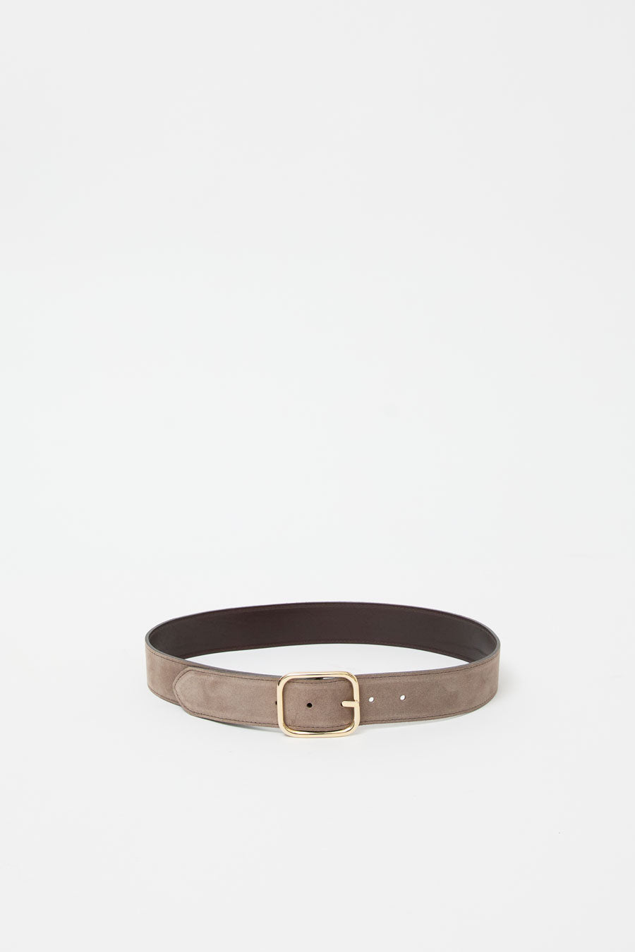 Herbert Frere Soeur La Vice-Versa Bi-Mat Belt in Choco and Almond