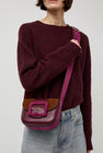 Herbert Frere Soeur Le June Bi-Mat Bag in Bordeaux and Choco Camp and Cardinal