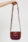 Herbert Frere Soeur Le June Bi-Mat Bag in Bordeaux and Choco Camp and Cardinal