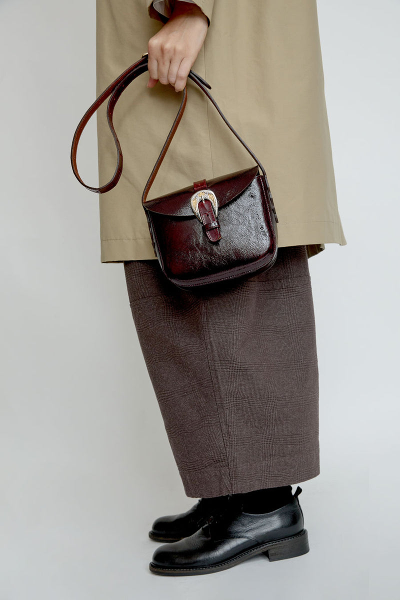 Herbert Frere Soeur Le Sab June Boston Bag in Crispy in Bordeaux and Cerise Noir