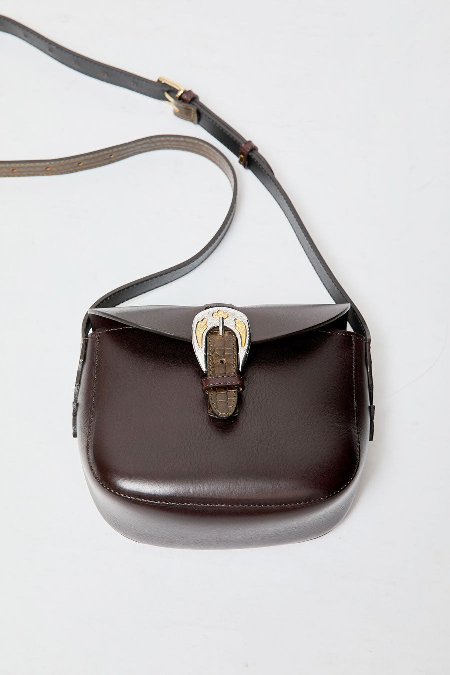 Herbert Frere Soeur Le Sab June Boston Bag in Choco and Batiste Kaki