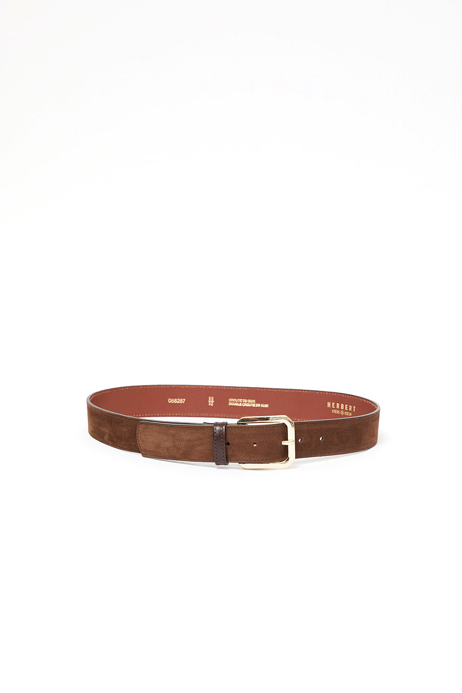 Herbert Frere Soeur La Creek Nabuk Belt in Castano and Choco