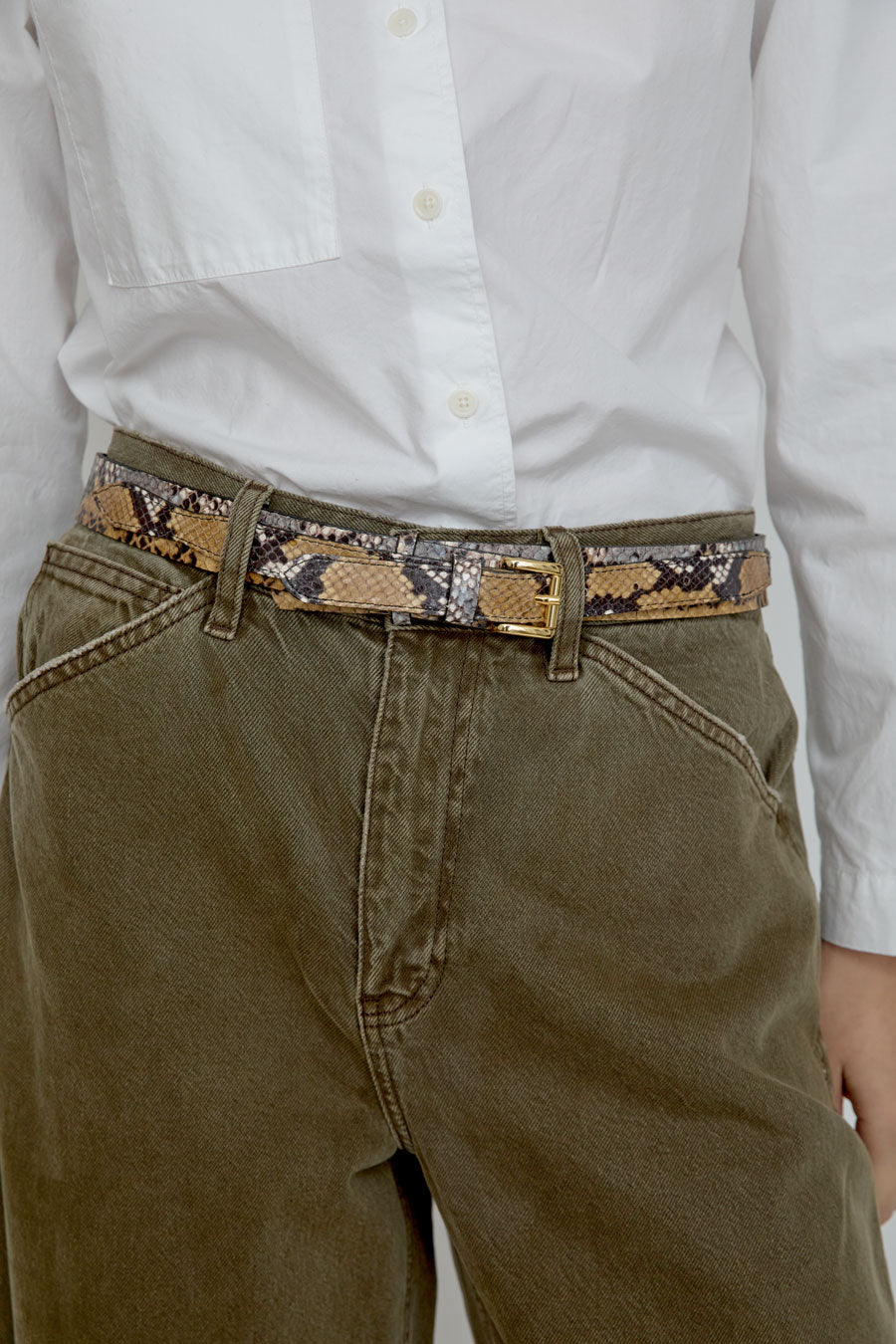 Herbert Frere Soeur La Nelson Belt in Beige