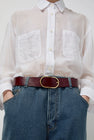 Herbert Frere Soeur La Paname Crispy Belt in Crispy Jaja