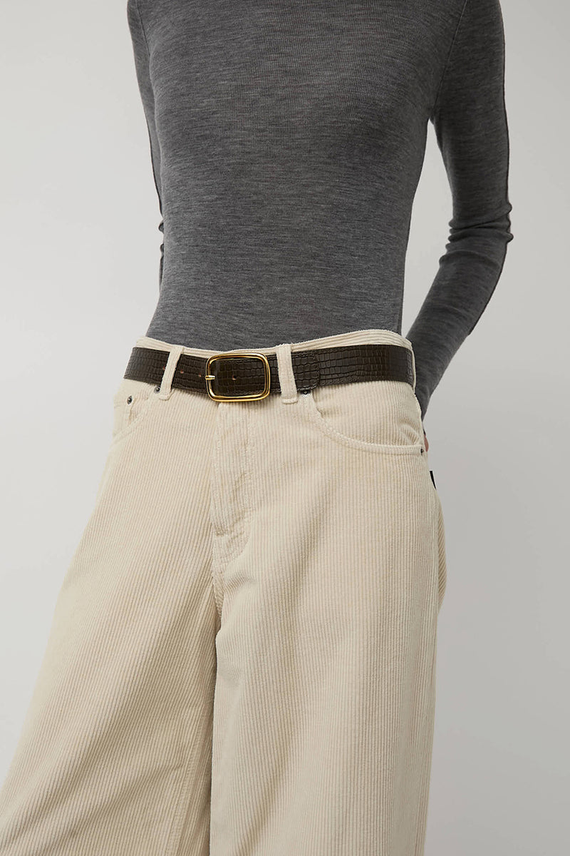 Herbert Frere Soeur La Sabin Batiste Belt in Batiste Kaki