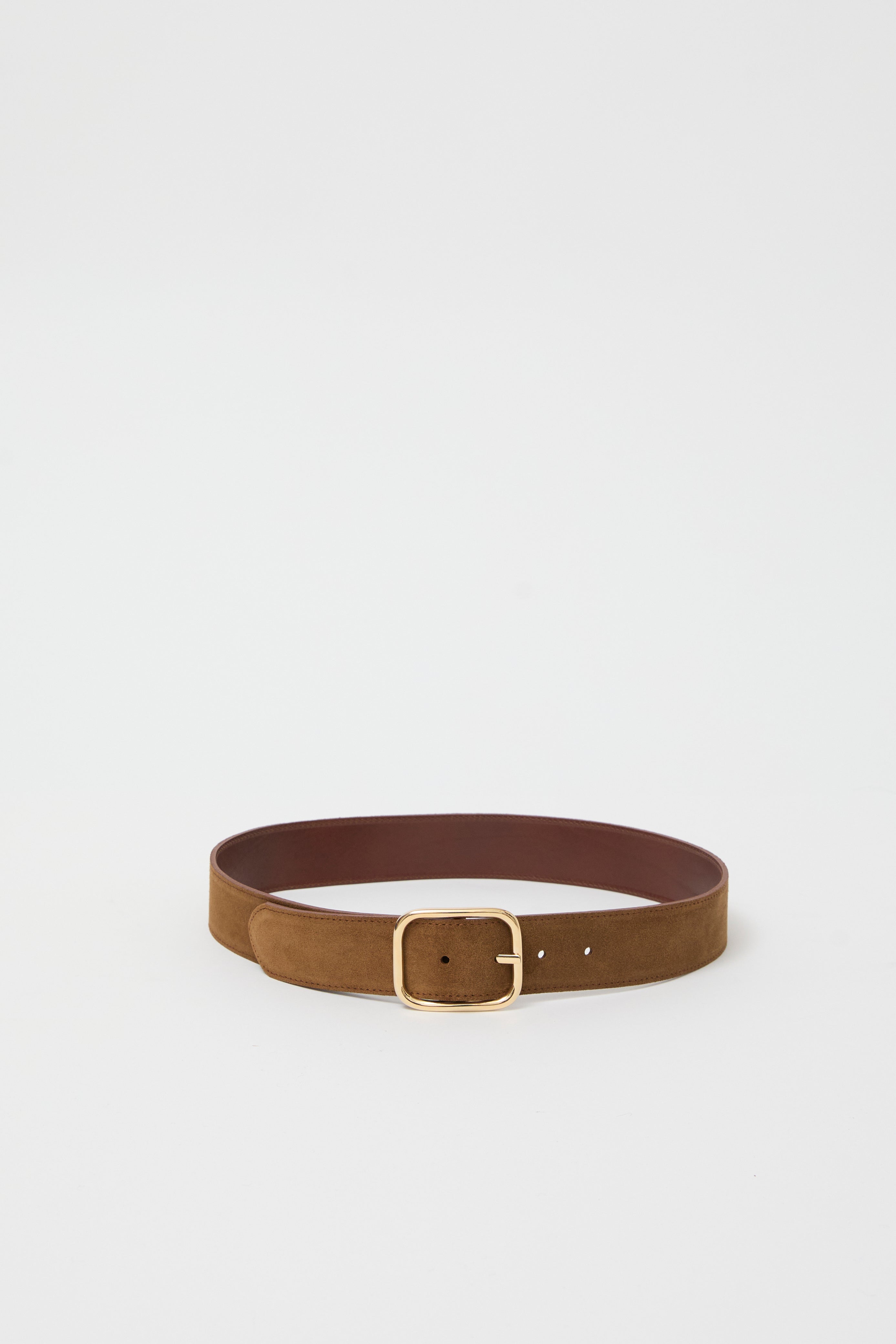 Herbert Frere Soeur La Vice-Versa Bi-Mat Belt in Nutella and Tobacco