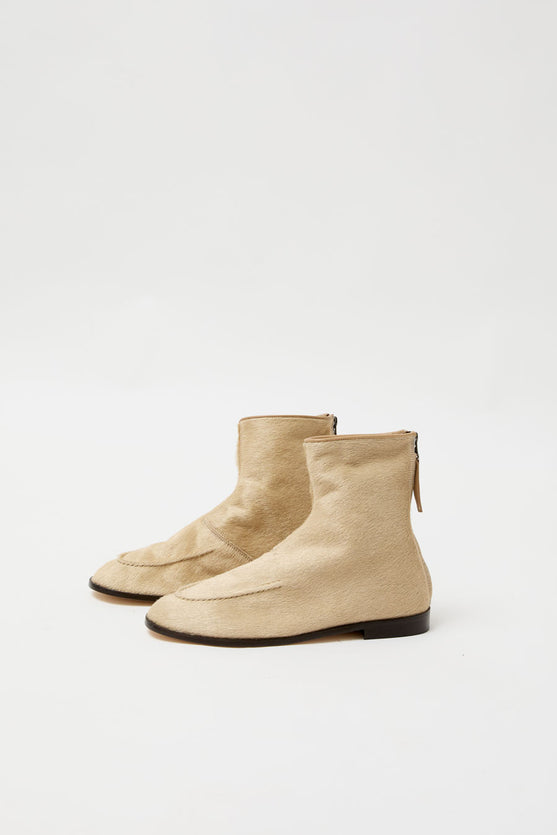 Hereu Juliol Boot in Custard Calf Hair