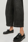 Hereu Saler Nautic Black Calf Hair and Leather Mix