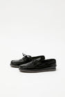 Hereu Saler Nautic Black Calf Hair and Leather Mix