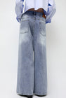 Highlight Studio Denim Sharing Pants in Light Blue